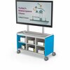 Mooreco Compass Cabinet Maxi H1 With TV Mount Blue 55.9in H x 42in W x 19.2in D A3A1E1E1A0